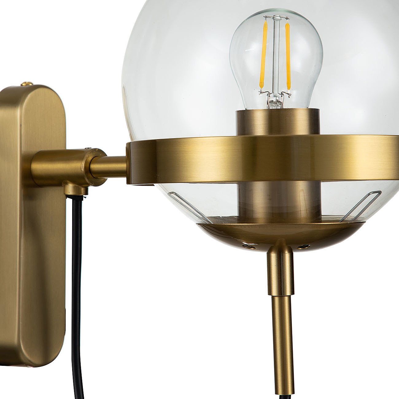 V000108 Настенное бра Indigo Faccetta 13005/1W Bronze V000108
