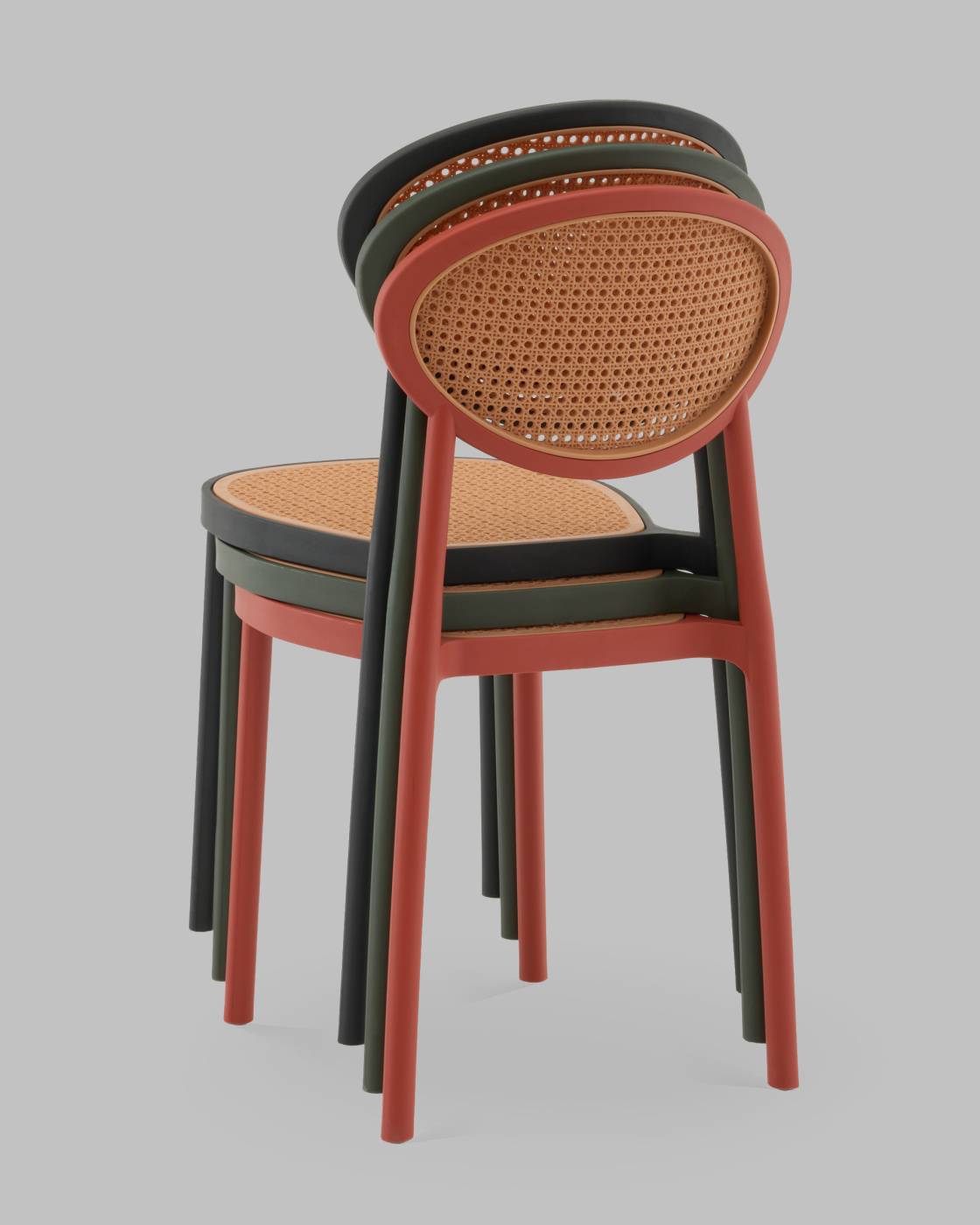 PP-245 black Стул пластиковый Stool Group Junie PP-245 black