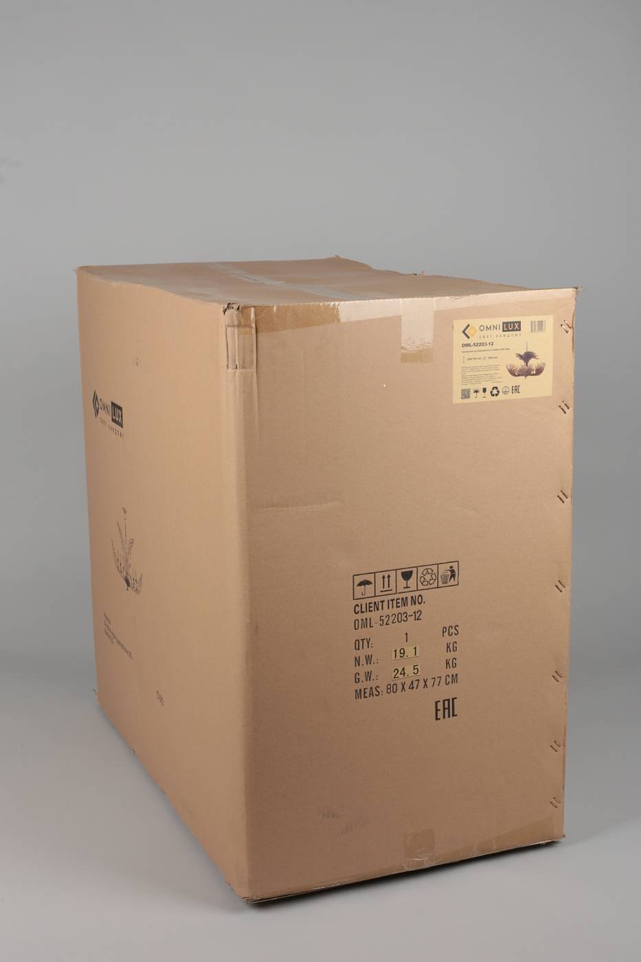 OML-52203-12 Подвесная люстра Omnilux Loureiro OML-52203-12