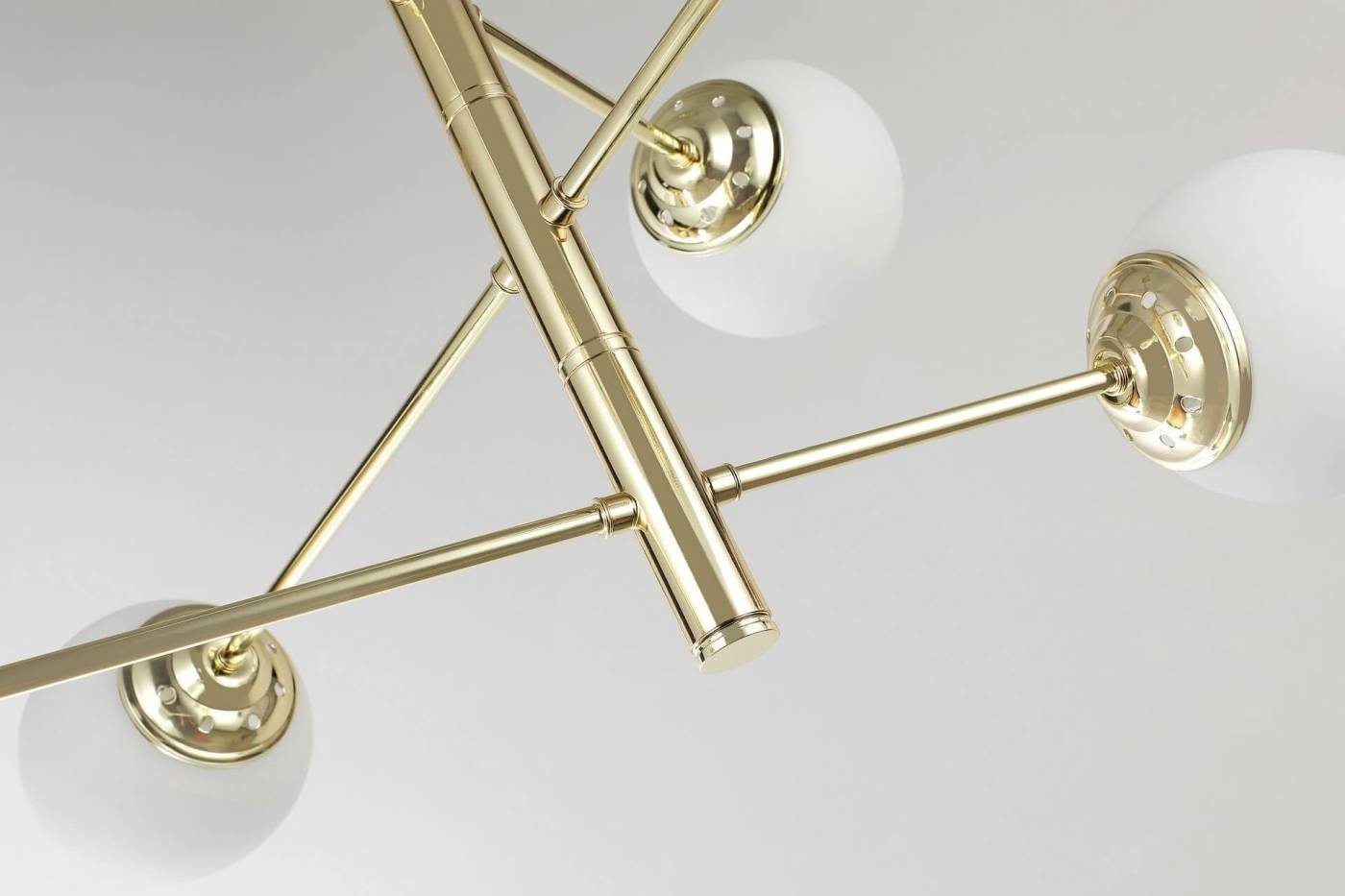 Люстра на штанге Lumina Deco Fino TP 2007-6 GD