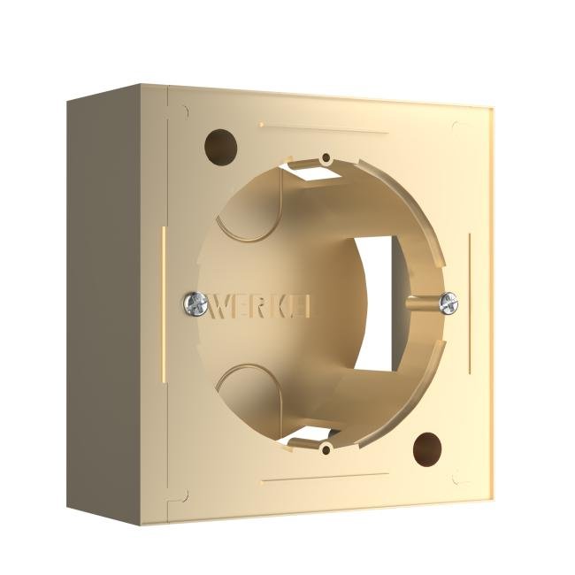 W8000011/ Коробка для накладного монтажа (шампань) Werkel W8000011/ Коробка для накладного монтажа (шампань)