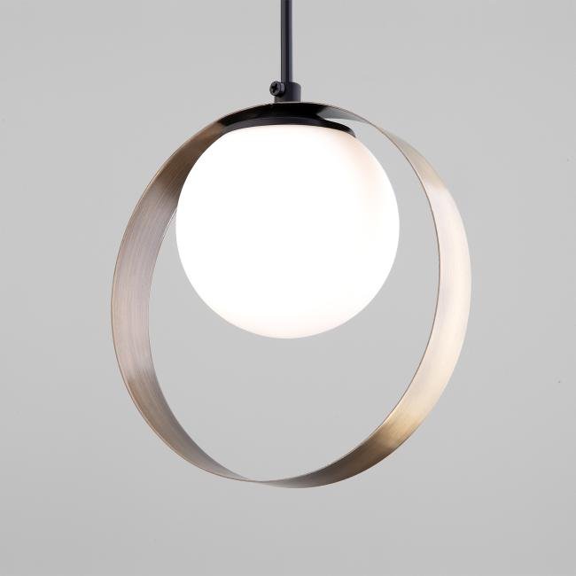 50205/1 черный/бронза Светильник подвесной Eurosvet Dublin 50205/1 черный/бронза