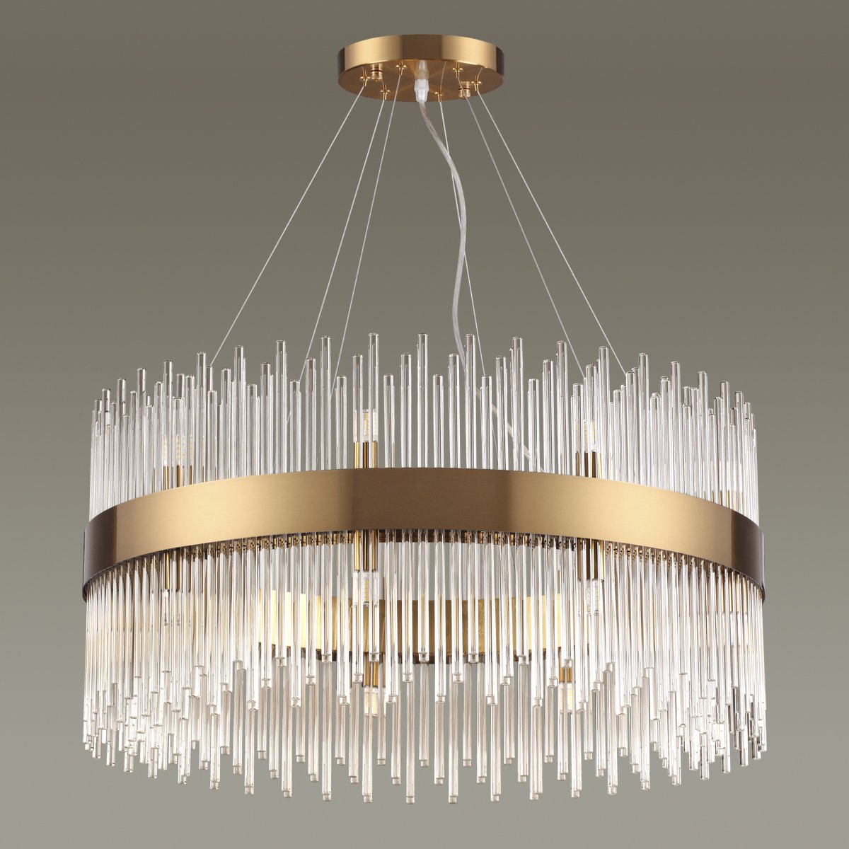 Подвесная хрустальная люстра Focco Odeon Light 4722/18