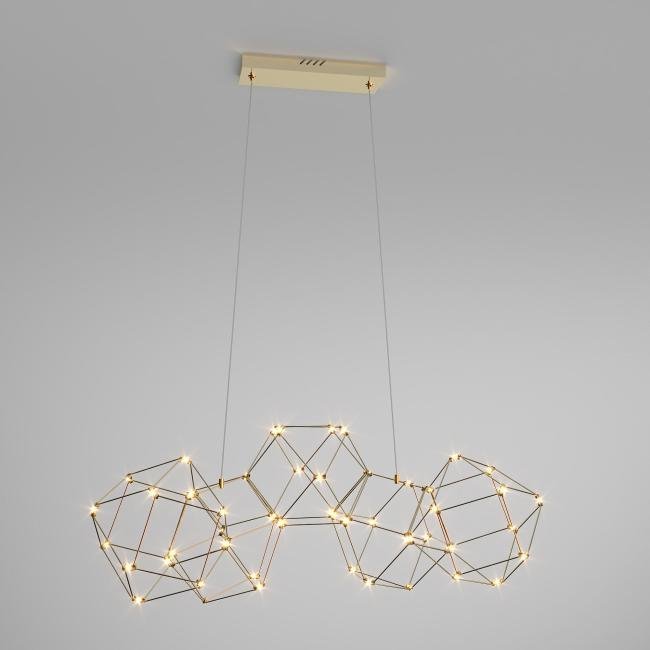 90168/5 медь Подвесная люстра Eurosvet Uma 90168/5 медь