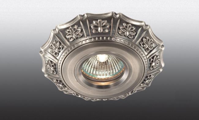 Встраиваемый светильник с узорами Vintage 369934 Novotech