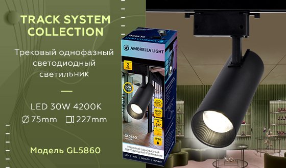 Трековый светильник Ambrella Track System GL5860