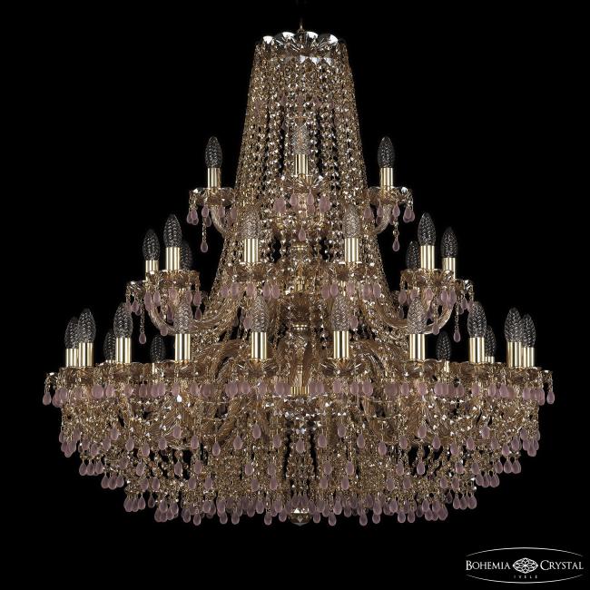 Подвесная хрустальная люстра 1410 Bohemia 1410/20+10+5/360/3d G V7010 M721