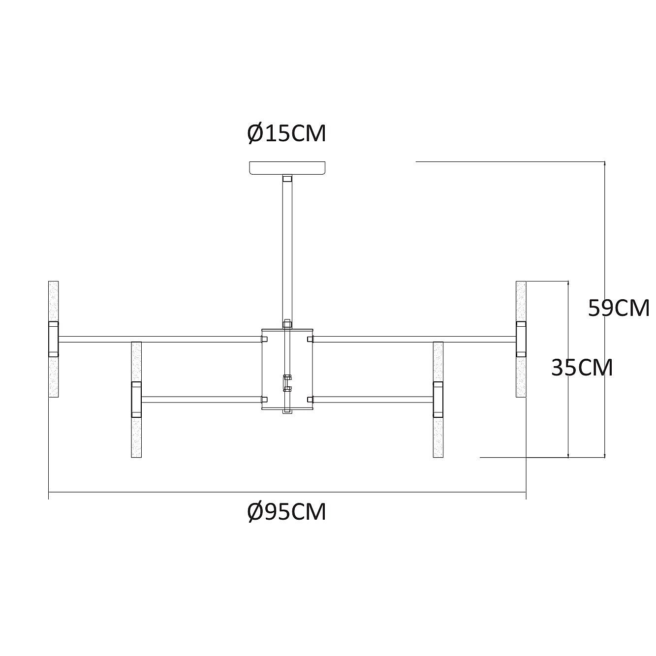 Потолочная люстра Arte Lamp Ramona A7410PL-40PB