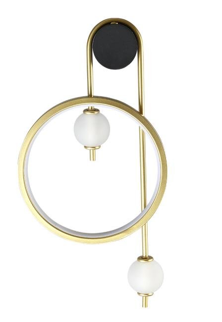 RODRIGO AP20W LED BLACK/GOLD Настенное бра Crystal Lux Rodrigo RODRIGO AP20W LED BLACK/GOLD
