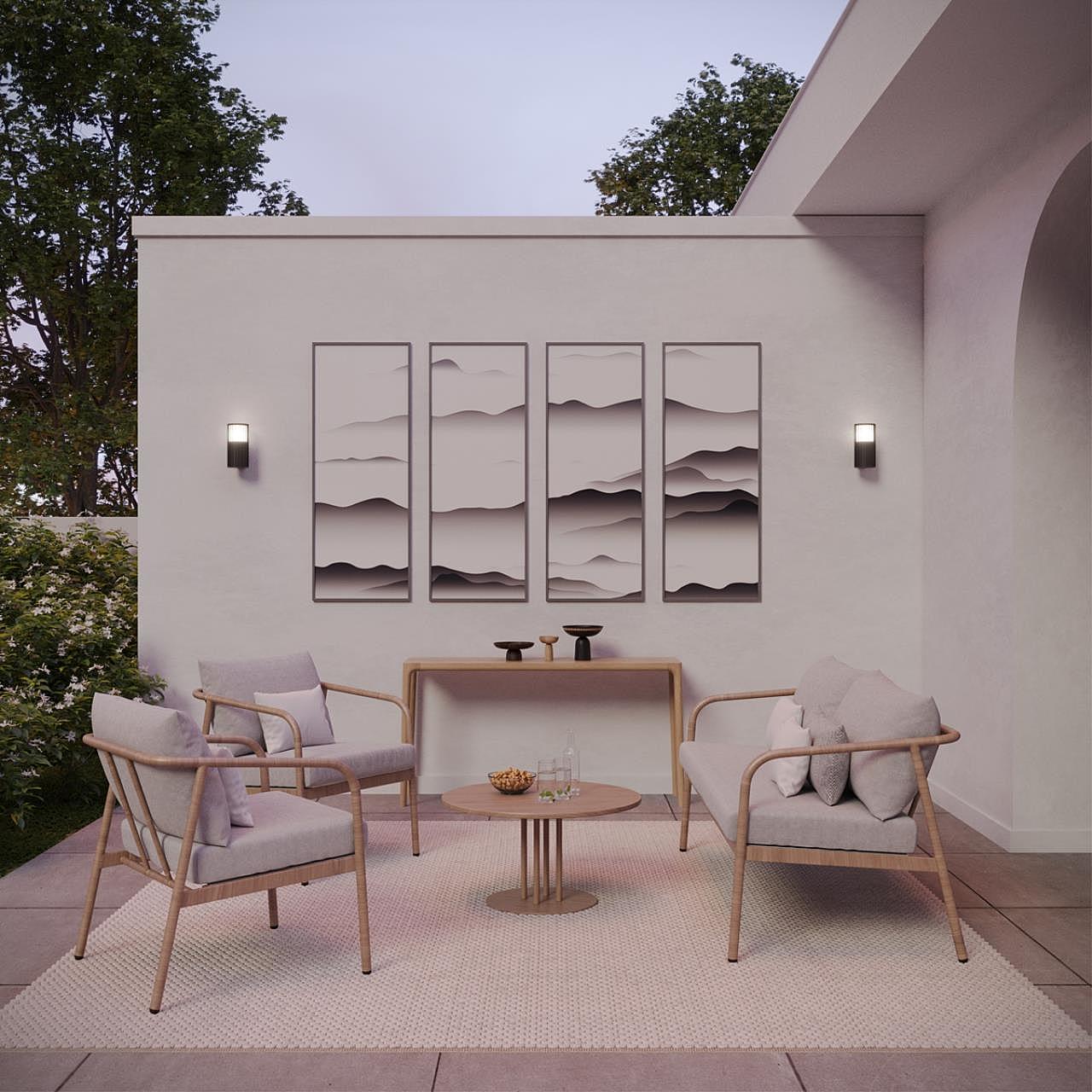 Уличный настенный светильник Novotech Costas 370991