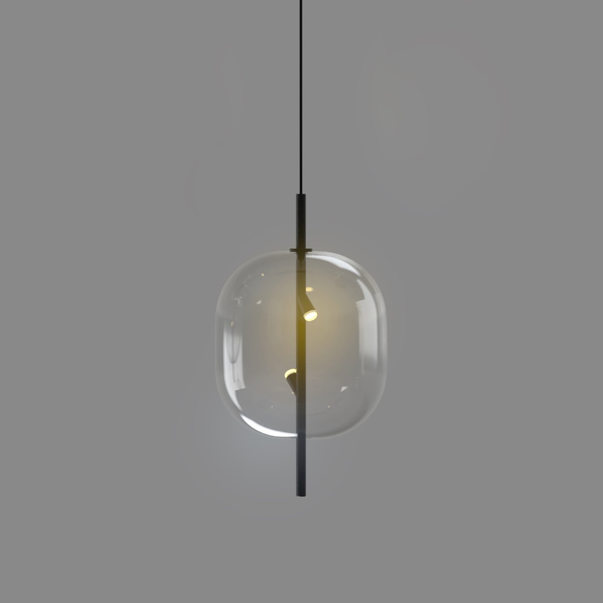 10018P/1 black/clear Светильник подвесной Delight Collection 10018P 10018P/1 black/clear