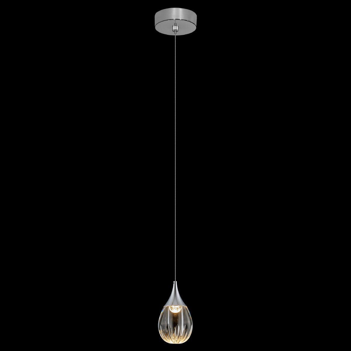 MD24001004-1A chrome/clear Светильник подвесной Delight Collection Stilla MD24001004-1A chrome/clear