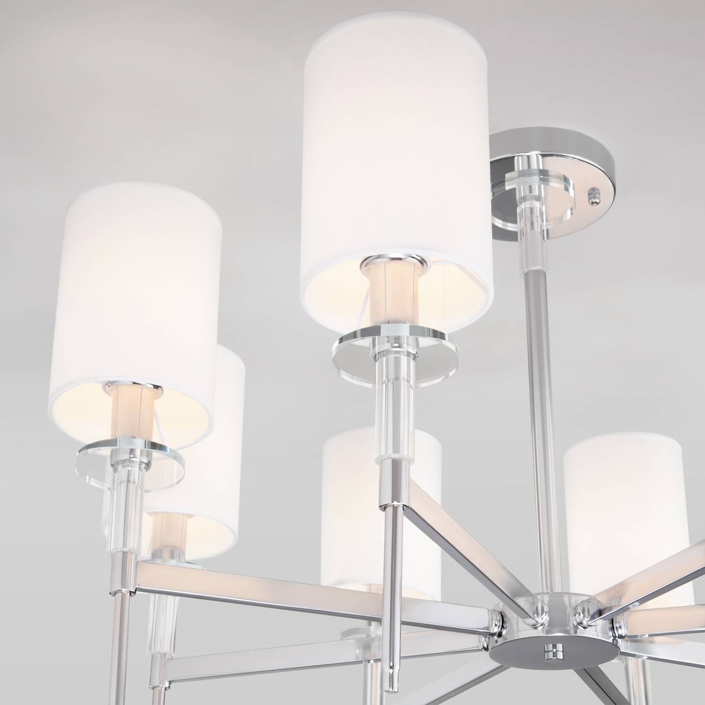 60132/8 хром Потолочная люстра Eurosvet Brielle 60132/8 хром