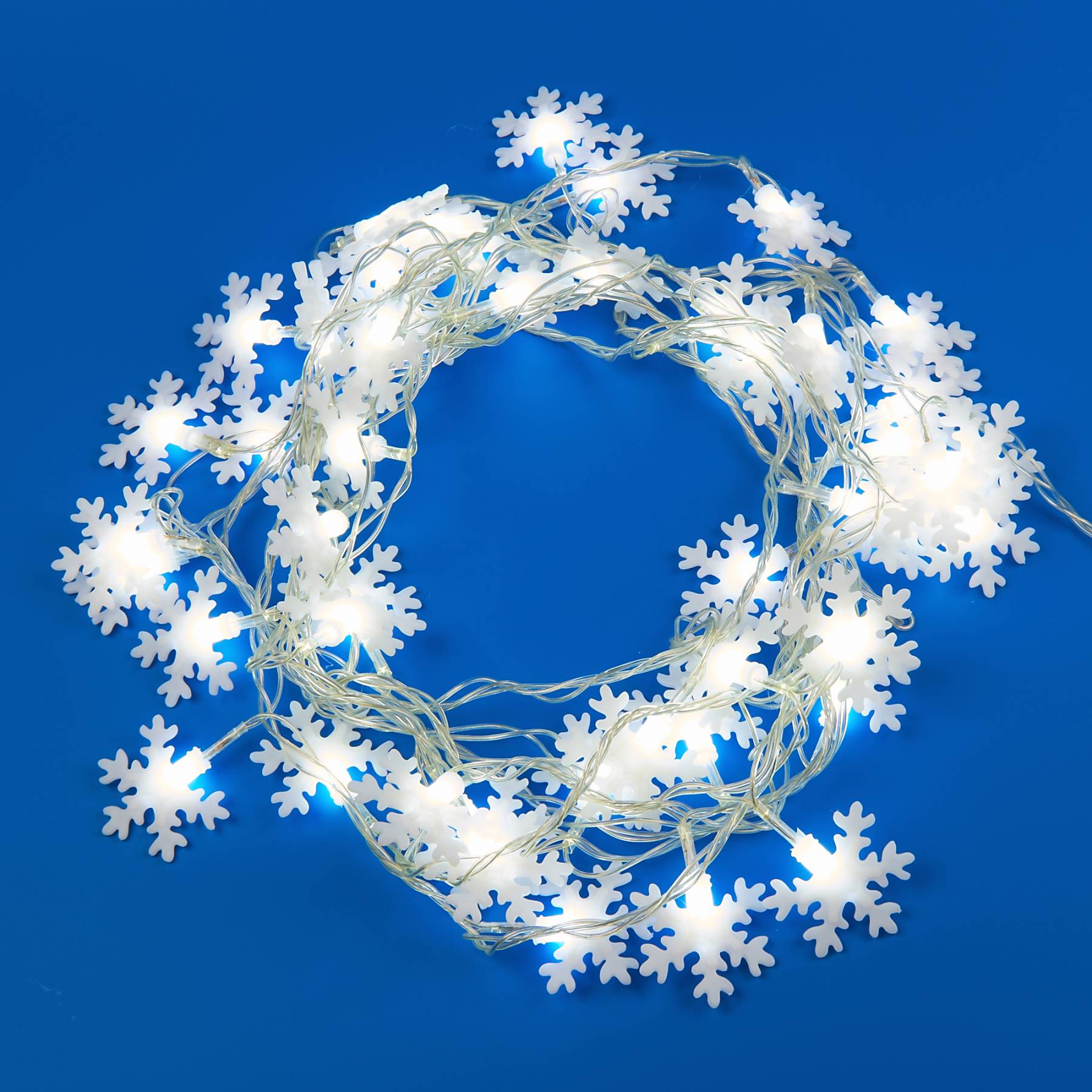 ULD-S0700-050/DTA WHITE IP20 SNOWFLAKES-2 Гирлянда Uniel ULD-S0700-050/DTA WHITE IP20 SNOWFLAKES-2