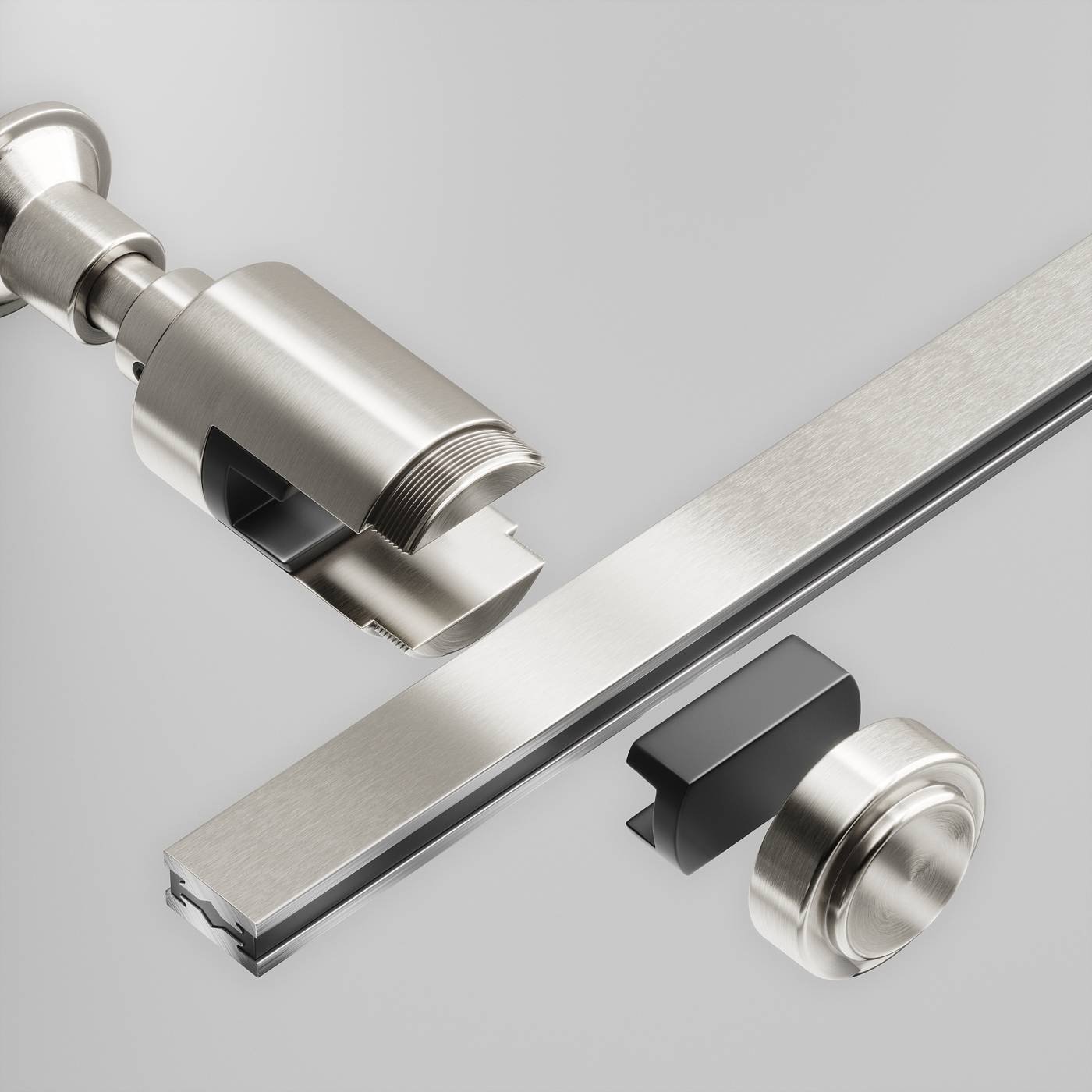 Крепление настенное Wall одинарное Maytoni Accessories for tracks Flarity TRA155CW-S1-PT