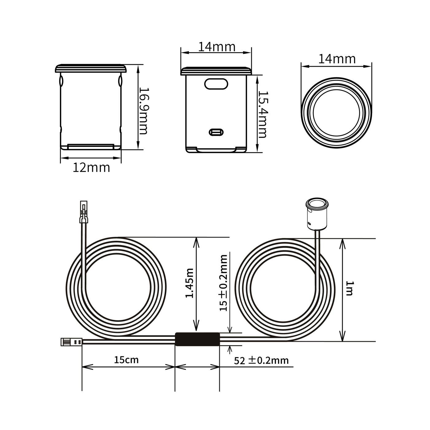 00-00051008 Датчик сенсорный SR-Touch-WH