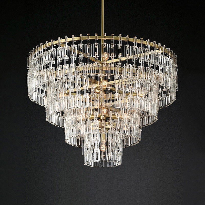 L28615 Подвесная хрустальная люстра Marignan L'Arte Luce Luxury L28615