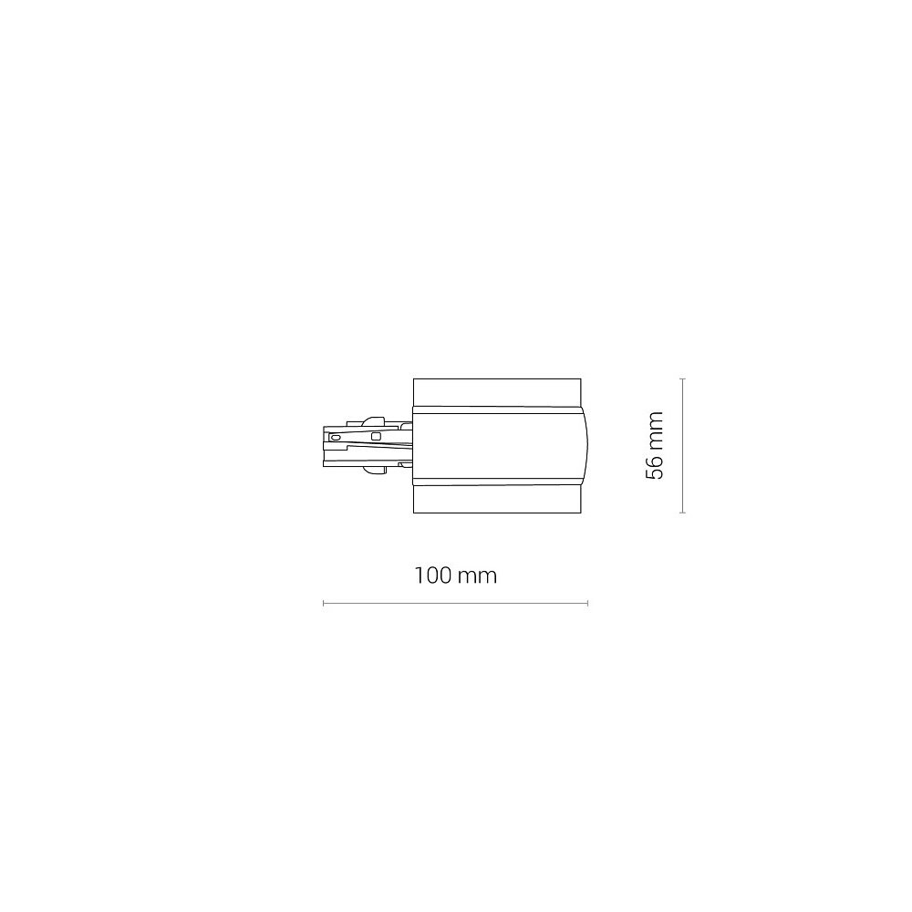Заглушка с питанием правая Nowodvorski Ctls Power 8691