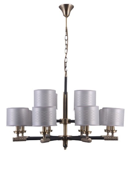 LU-39320/12-E14-BrBlWh Подвесная люстра Elvan 39320 LU-39320/12-E14-BrBlWh