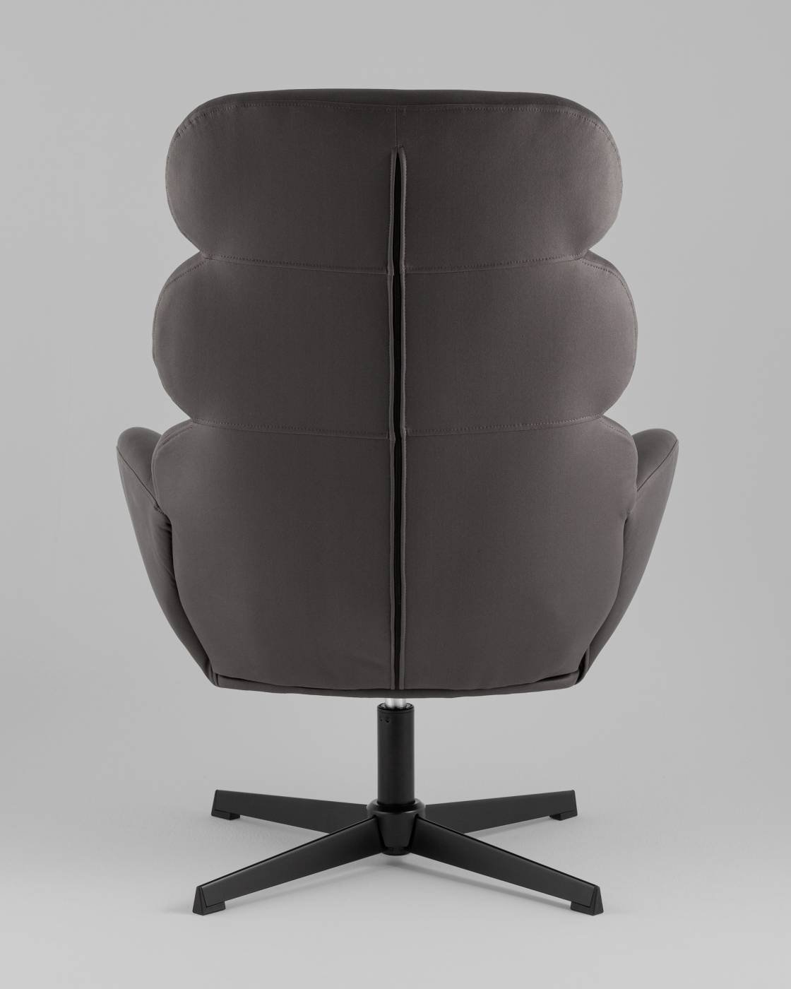 Кресло Stool Group QH-8643K-EL 917-21 dark grey