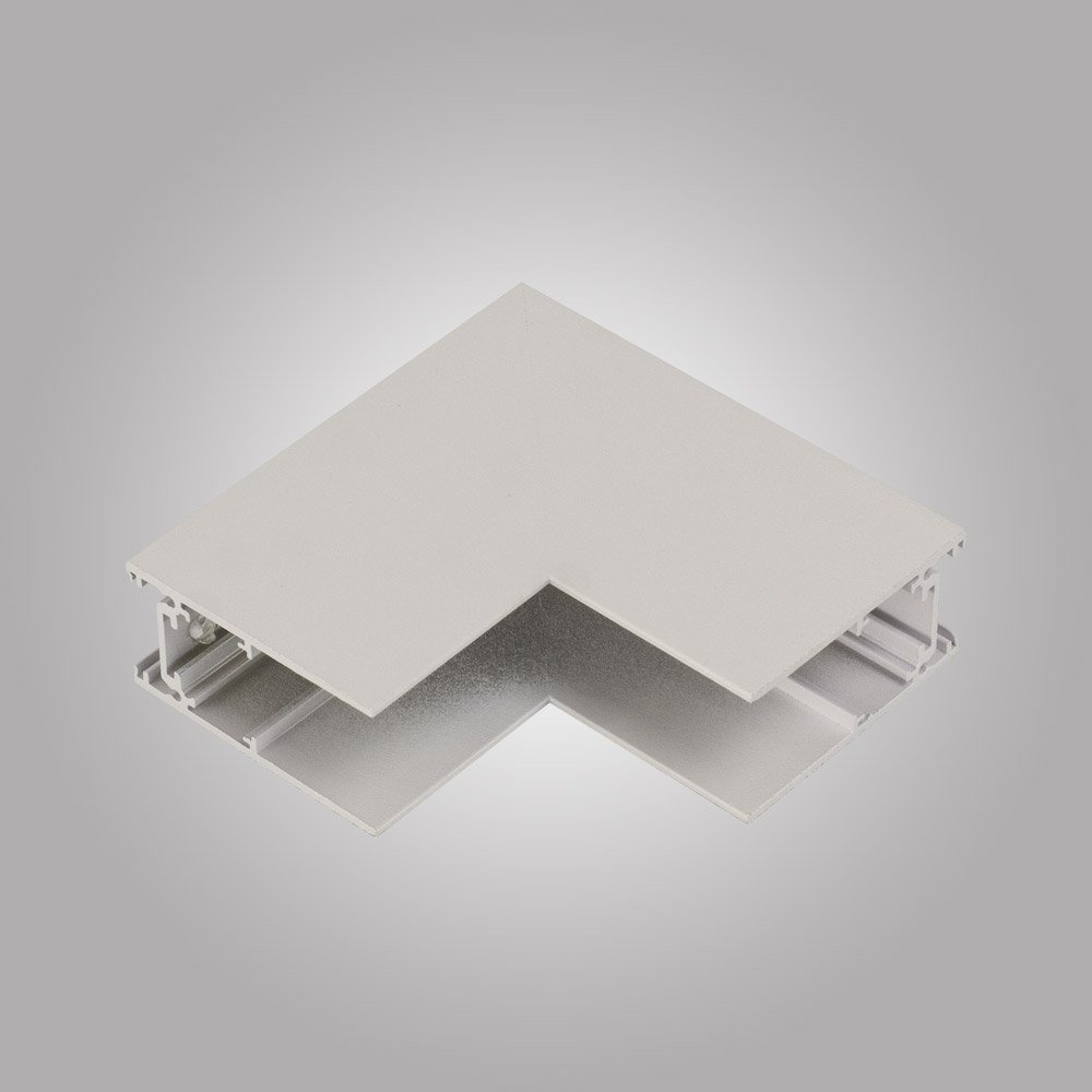 Коннектор для шинопровода AM Group MAGNET AM401 LL-20B 90° ВНУТРЕННИЙ WH