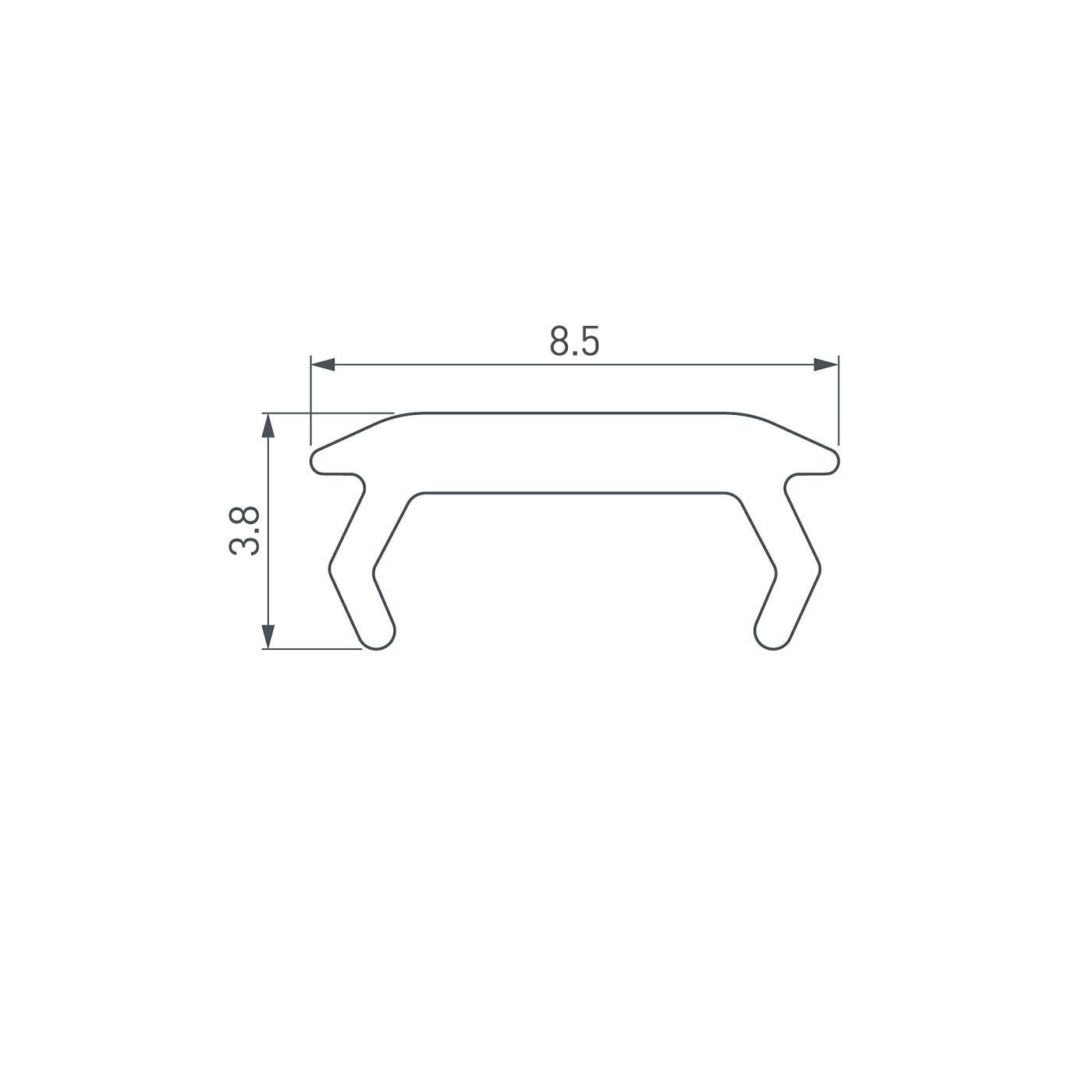 Экран для профиля Arlight PIK 045494