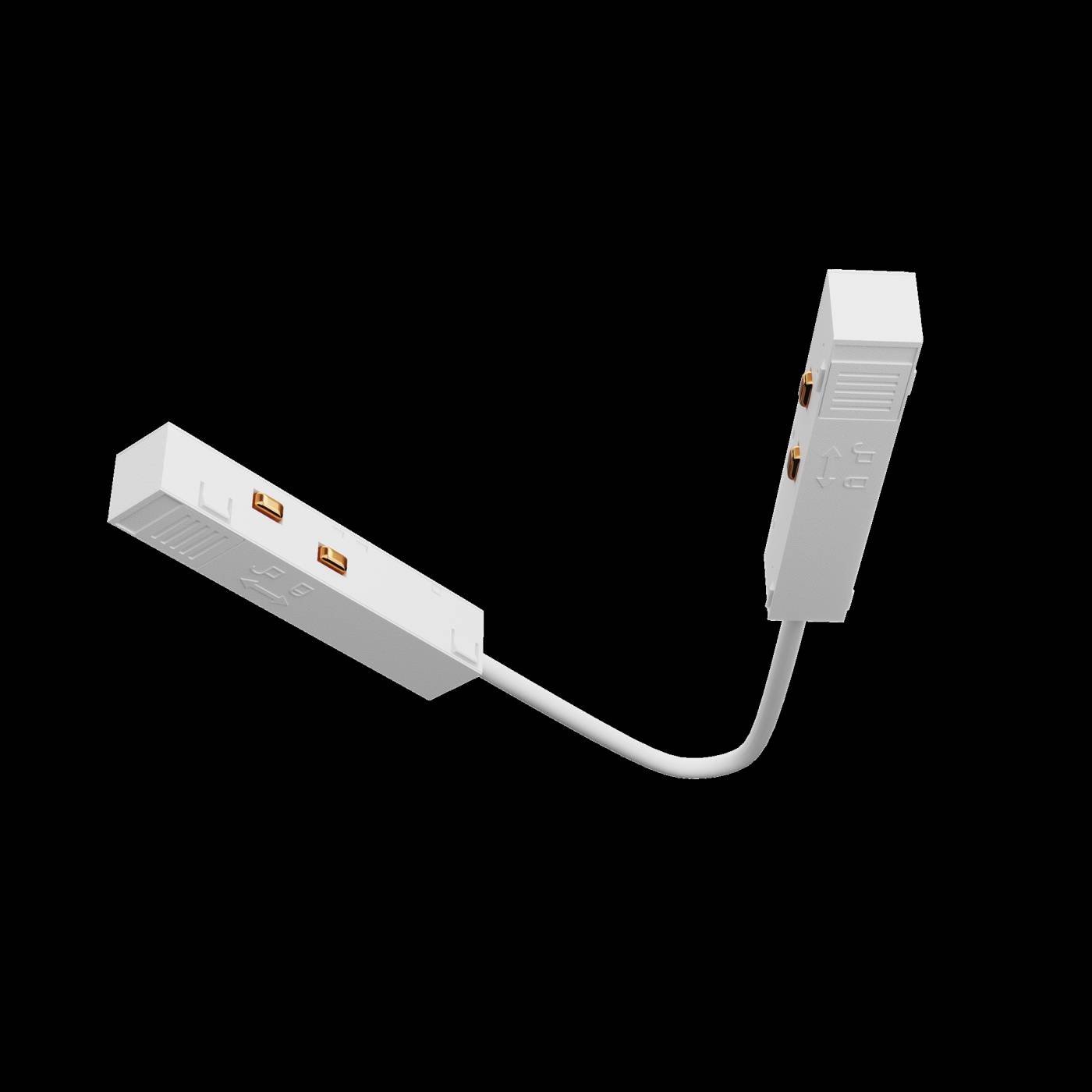 TRA034CPC-42W-15 Коннектор питания угловой 15 см Maytoni Accessories for tracks Exility TRA034CPC-42W-15