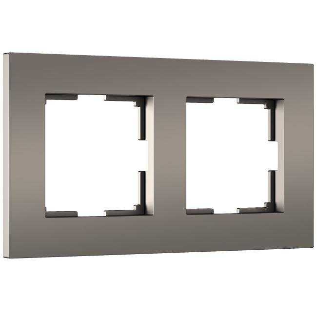 W0022963/ Рамка на 2 поста Slab (бронза софт) Рамка Werkel Slab бронза софт W0022963/ Рамка на 2 поста Slab (бронза софт)