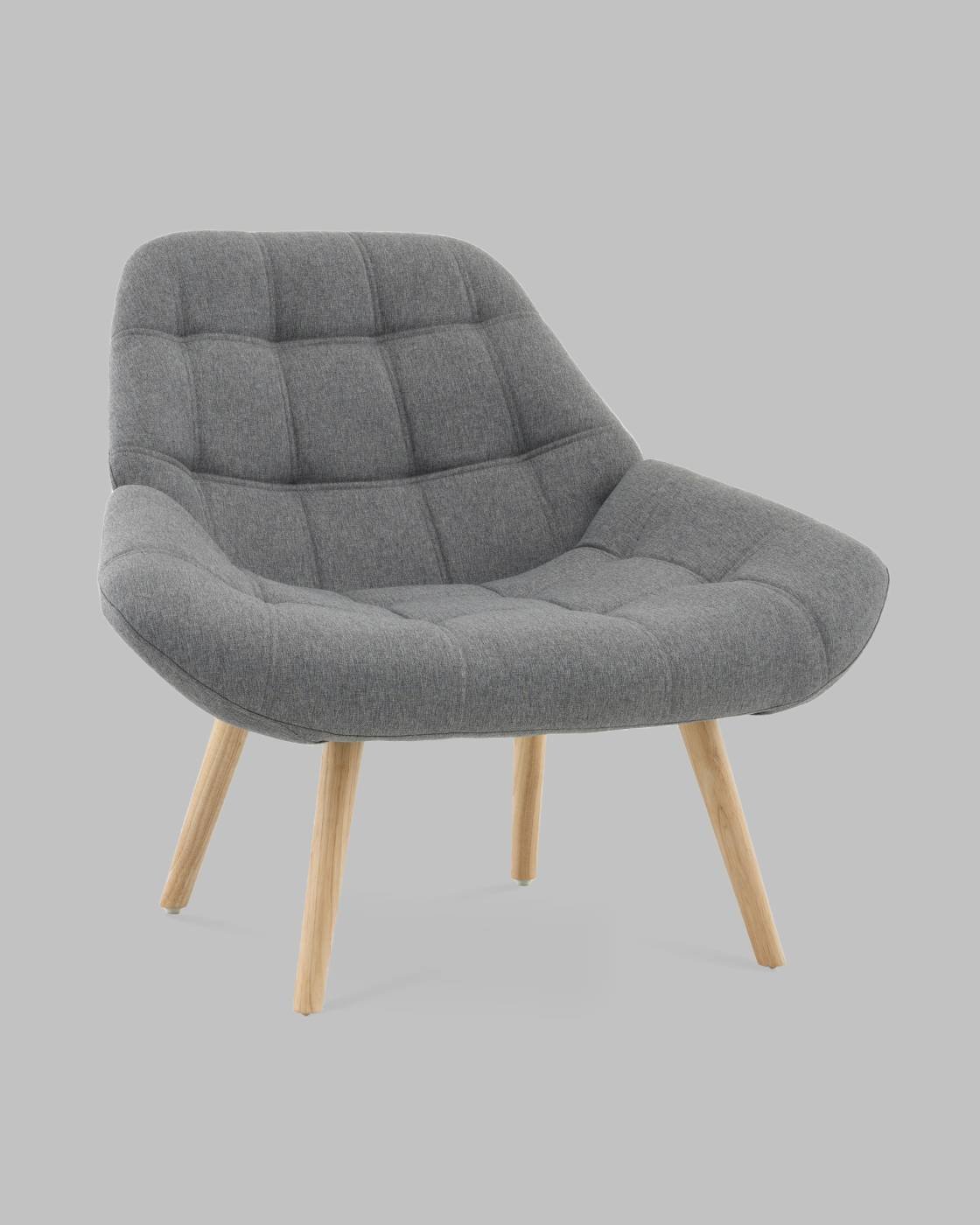 Кресло Stool Group Олби QH-8927K 875-18 grey