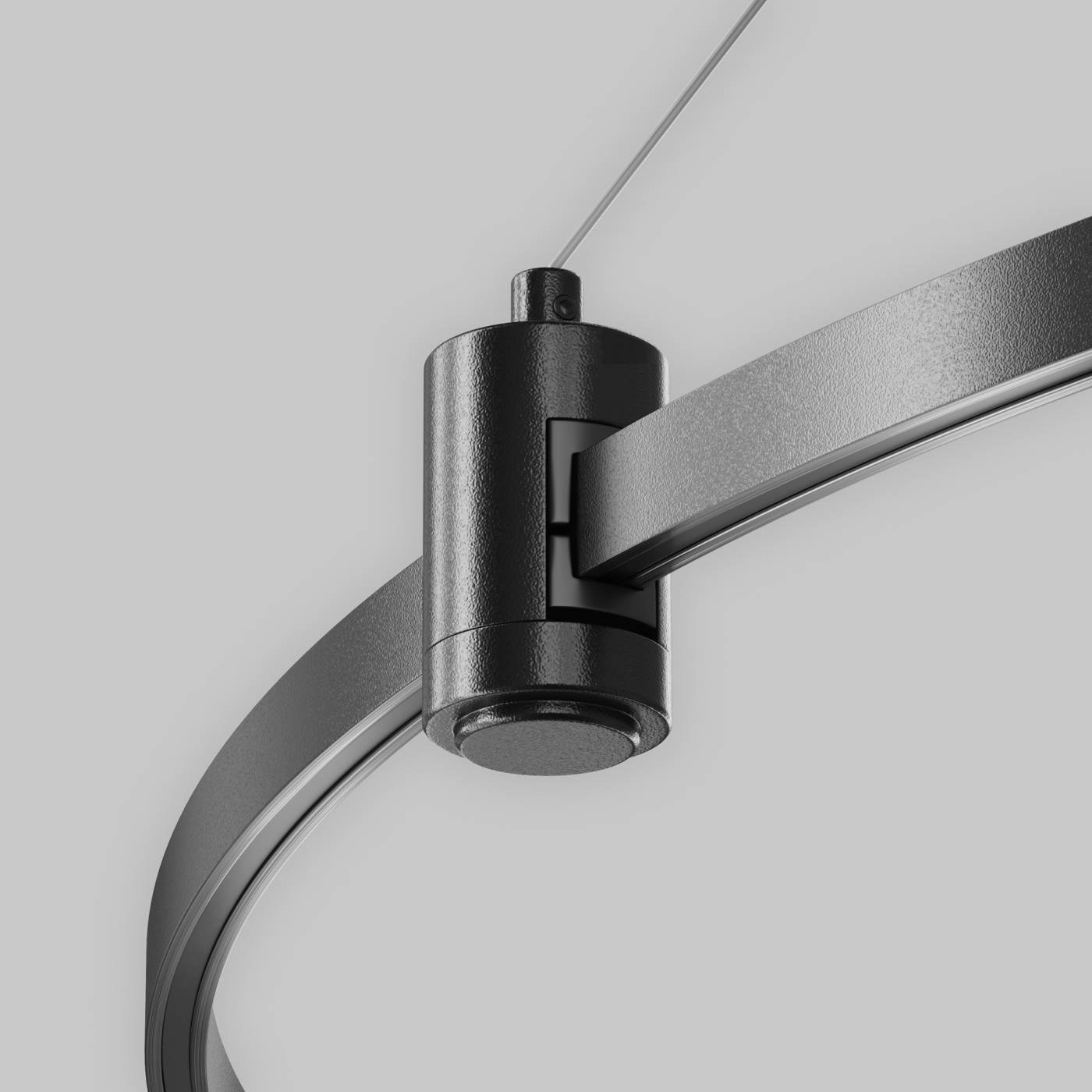 Подвесной набор с основанием под блок питания для круглого шинопровода Flarity Maytoni Accessories for tracks Flarity TRA154SW-BB-R-B