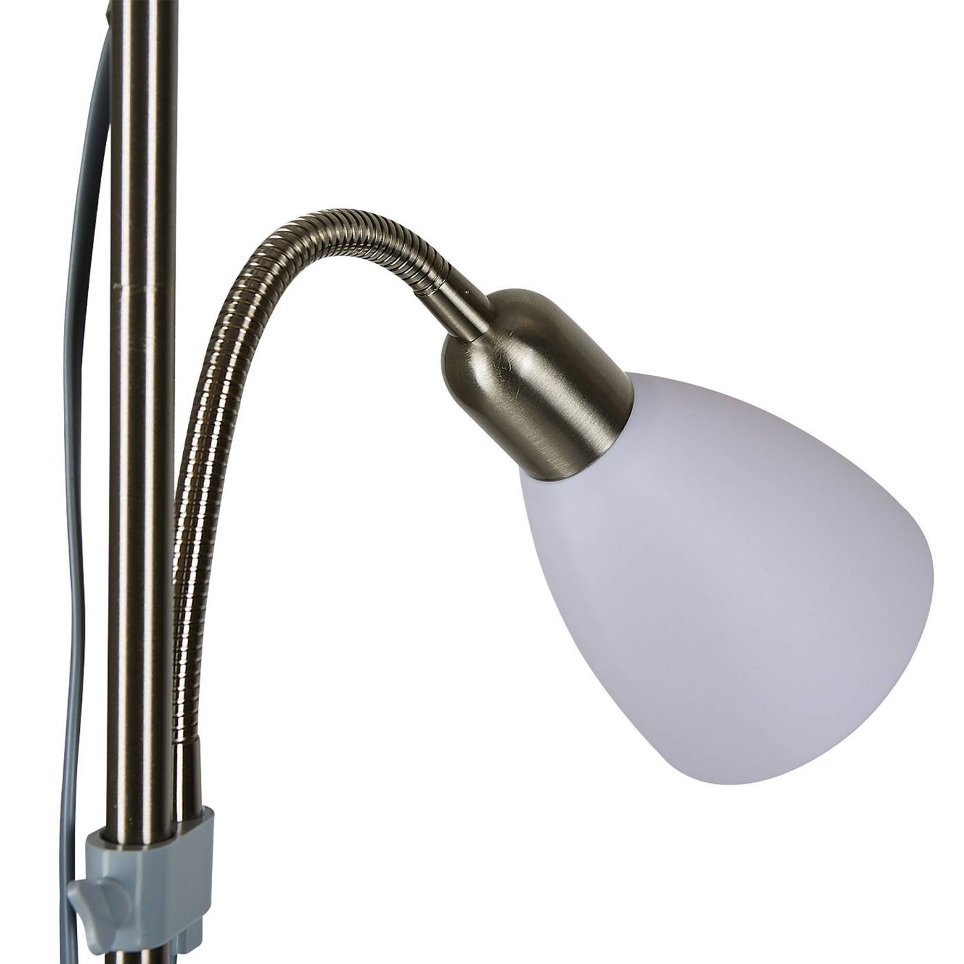 UML-T520 E27+E14 SILVER/WHITE Торшер Uniel UML-T520 E27+E14 SILVER/WHITE