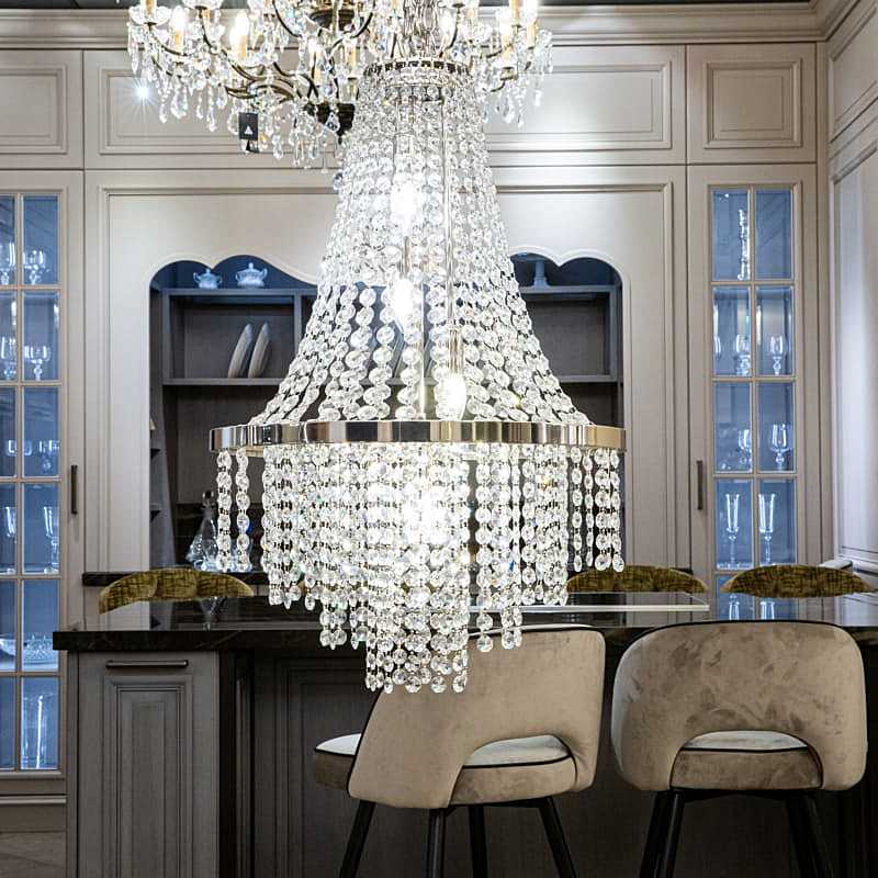 L29100.81 Подвесная хрустальная люстра Mantello L'Arte Luce Luxury L29100.81