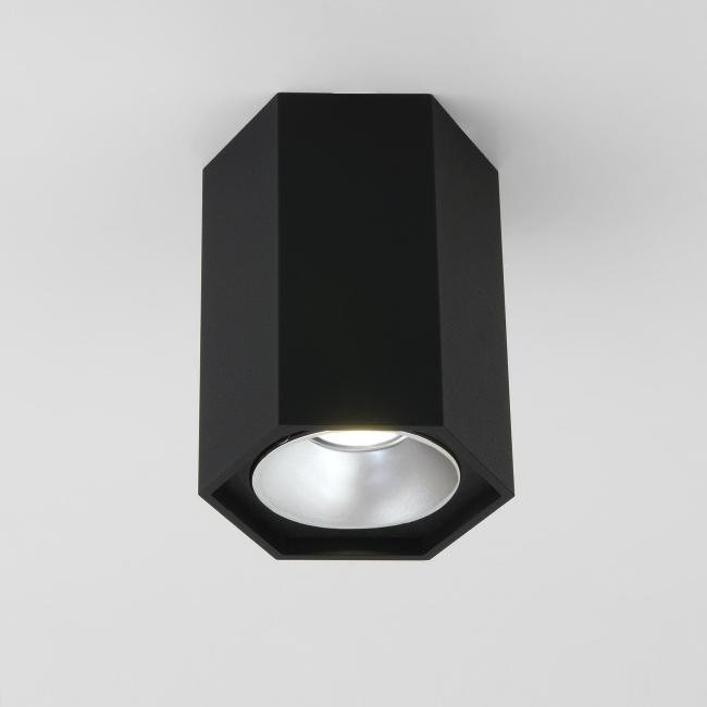 25036/LED 7W 4200K черный матовый/серебро Накладной светильник Elektrostandard 25036/LED 25036/LED 7W 4200K черный матовый/серебро