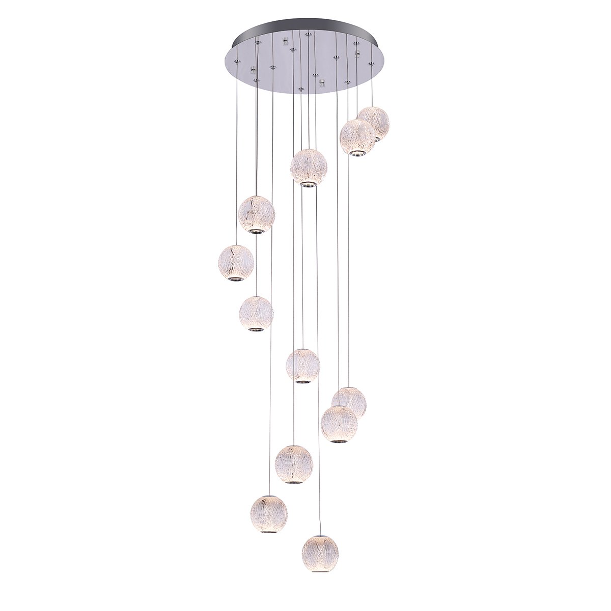 MD20001012-12A chrome Люстра каскадная Delight Collection MD20001012 MD20001012-12A chrome