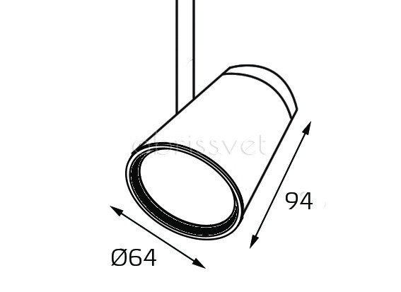 Трековый светильник Italline WSO 8129 white