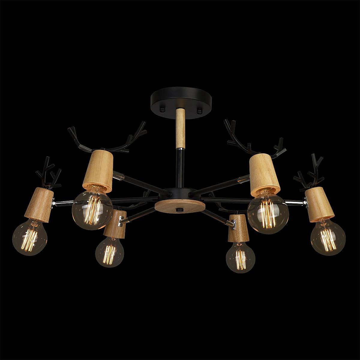 Потолочная люстра Loft It Sven 10024/6 Black