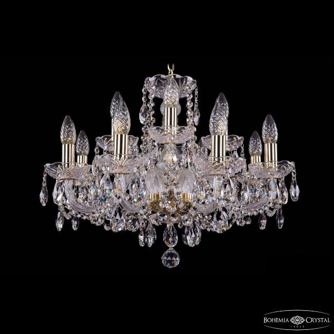 1402/8+4/195 G Подвесная хрустальная люстра 1402 Bohemia 1402/8+4/195 G