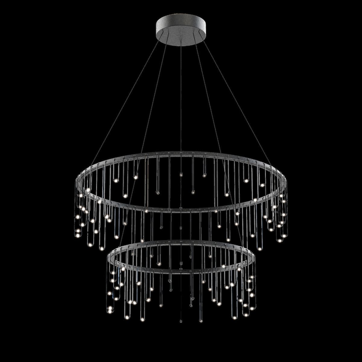 MD23001008-2A black Подвесная люстра Delight Collection MD23001008 MD23001008-2A black