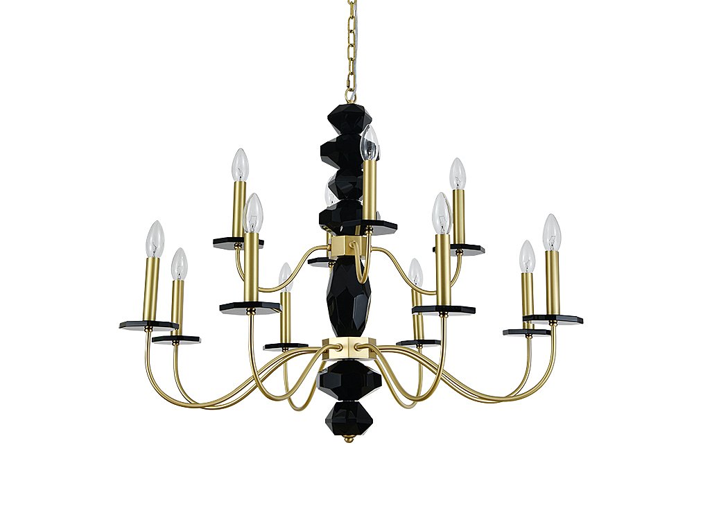 Подвесная люстра Newport Vanessa 3878+4/С brass