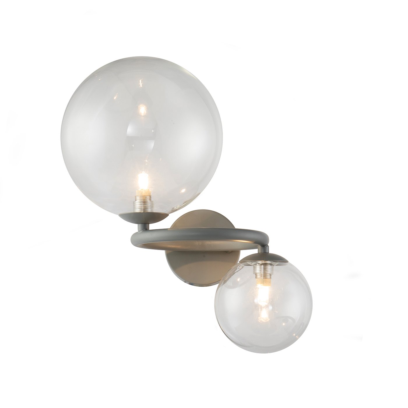 KG1202W-2 grey/clear Настенное бра Delight Collection Wendt KG1202W-2 grey/clear