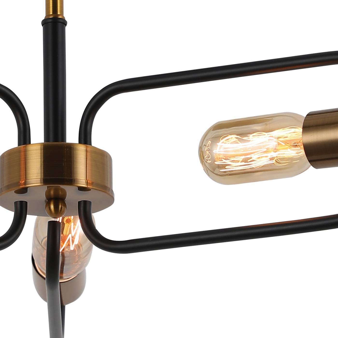Потолочная люстра ILLUMICO IL8253-3COU-79 BK GD