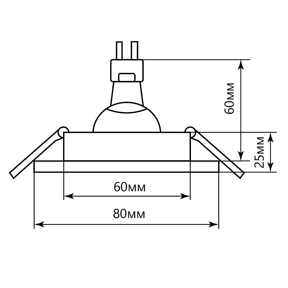 15109 Встраиваемый светильник Feron DL10 15109