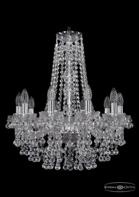 Подвесная хрустальная люстра 1409 Bohemia 1409/10/195/h-63 Ni