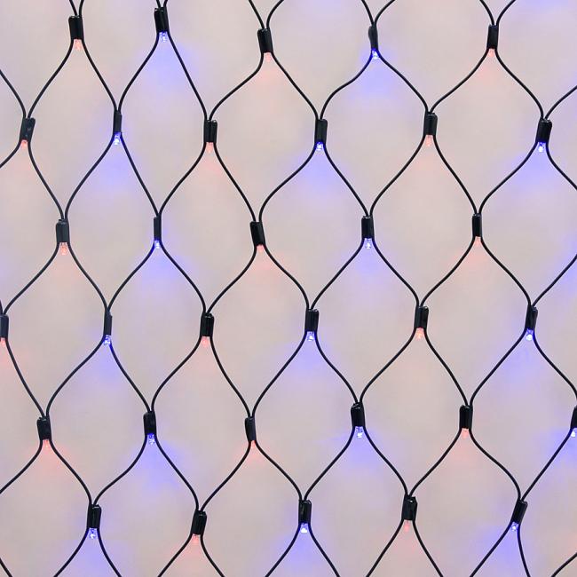 ULD-N2015-288/SBK RED-BLUE IP67 Сетка светодиодная, статическое свечение, 2*1,5м Uniel ULD-N2015-288/SBK RED-BLUE IP67