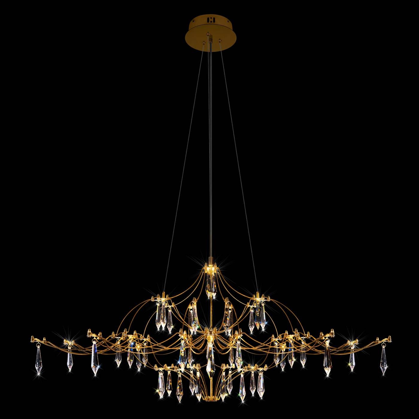 Подвесная люстра Mira Loft It 10587/1000 Gold Asfour