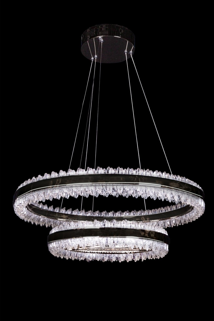 Подвесная люстра LEON Michel LE7720/800-2K Black Chrome