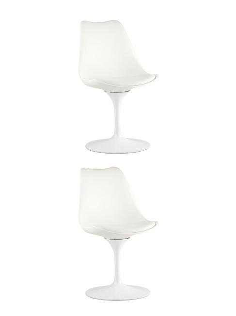 Y1585 white X2 Комплект стульев Stool Group Tulip Y1585 white X2