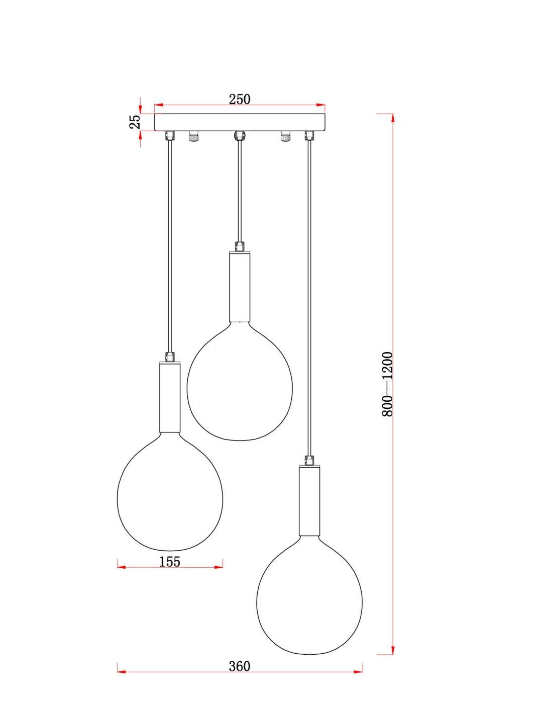 FR5269PL-03CH Подвесной светильник Sway Freya FR5269PL-03CH