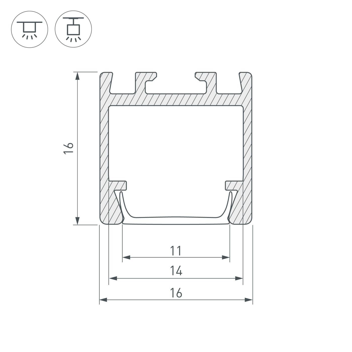 Профиль Arlight 021648