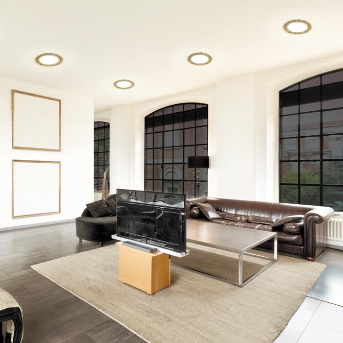 Встраиваемый светильник с узорами Peili 357259 Novotech